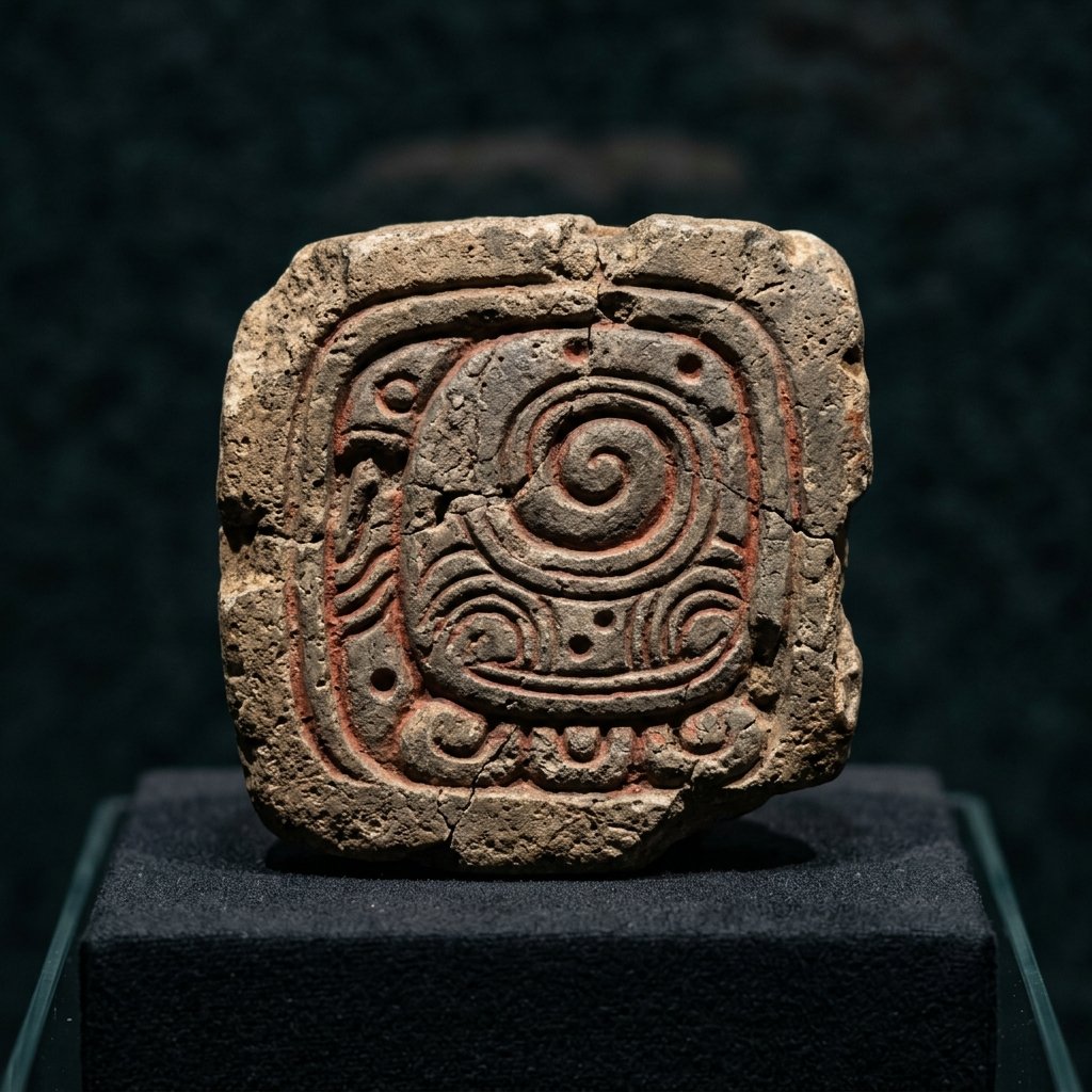 Caban carved glyph