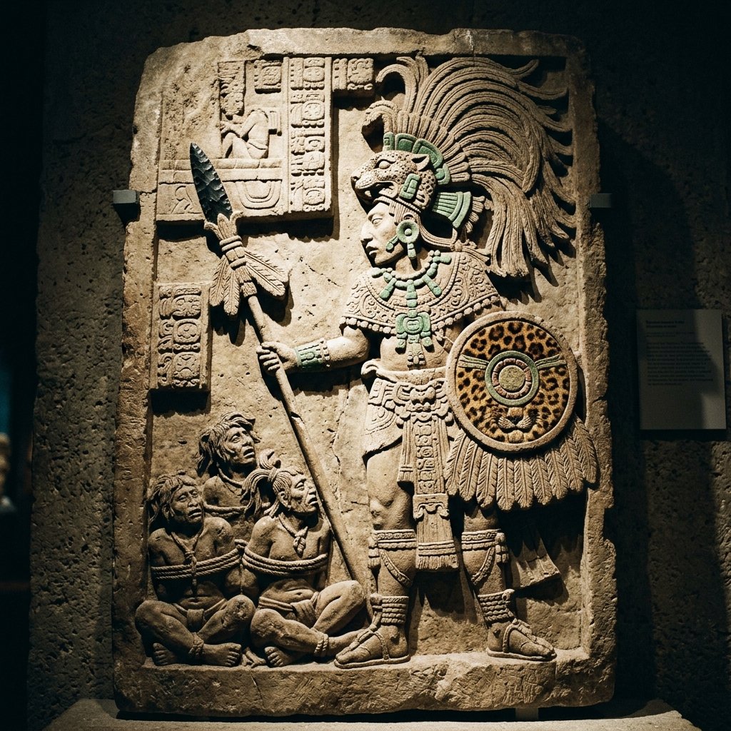 Ancient Maya artifact of Buluc Chabtan — God of War