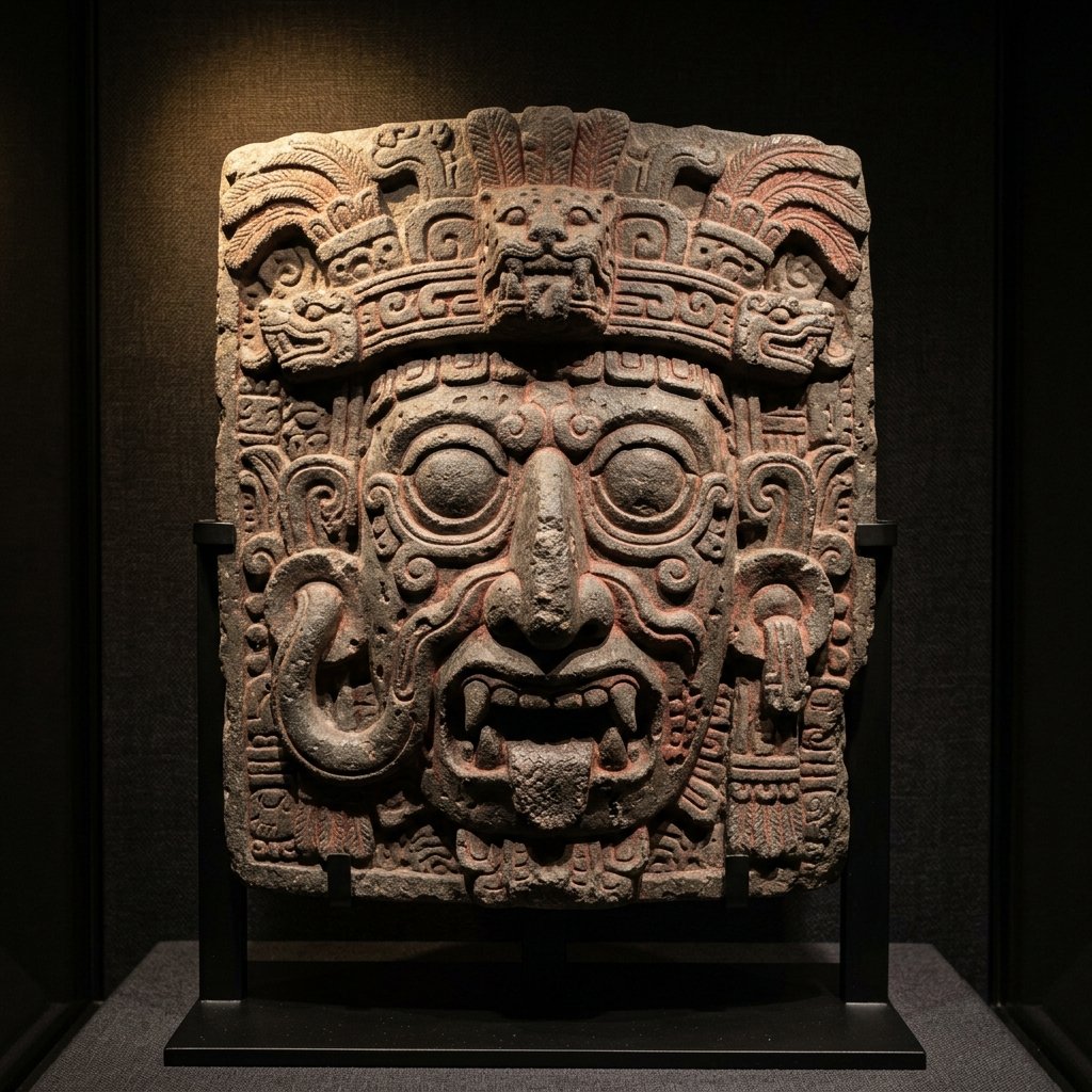 Ancient Maya artifact of Chaac — Lord of Storms