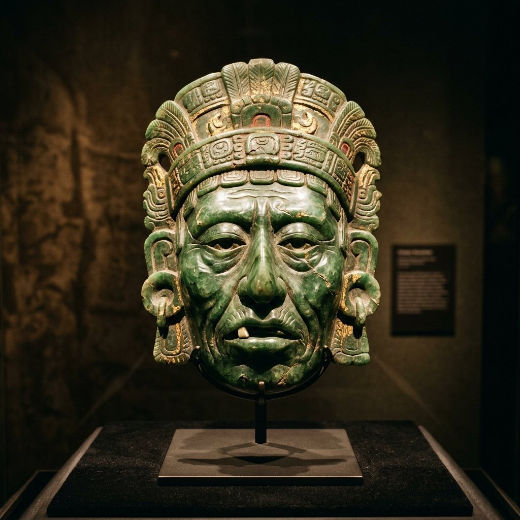 Ancient Maya artifact of Itzamná — Lord of the Heavens