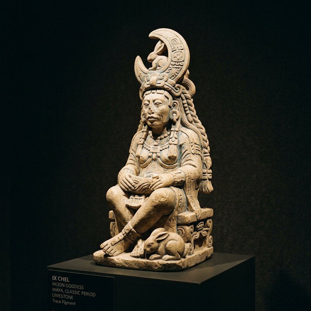 Ancient Maya artifact of Ix Chel — Lady Rainbow