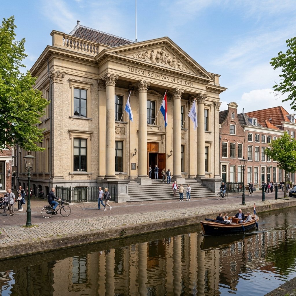 Rijksmuseum van Oudheden in Leiden, Netherlands