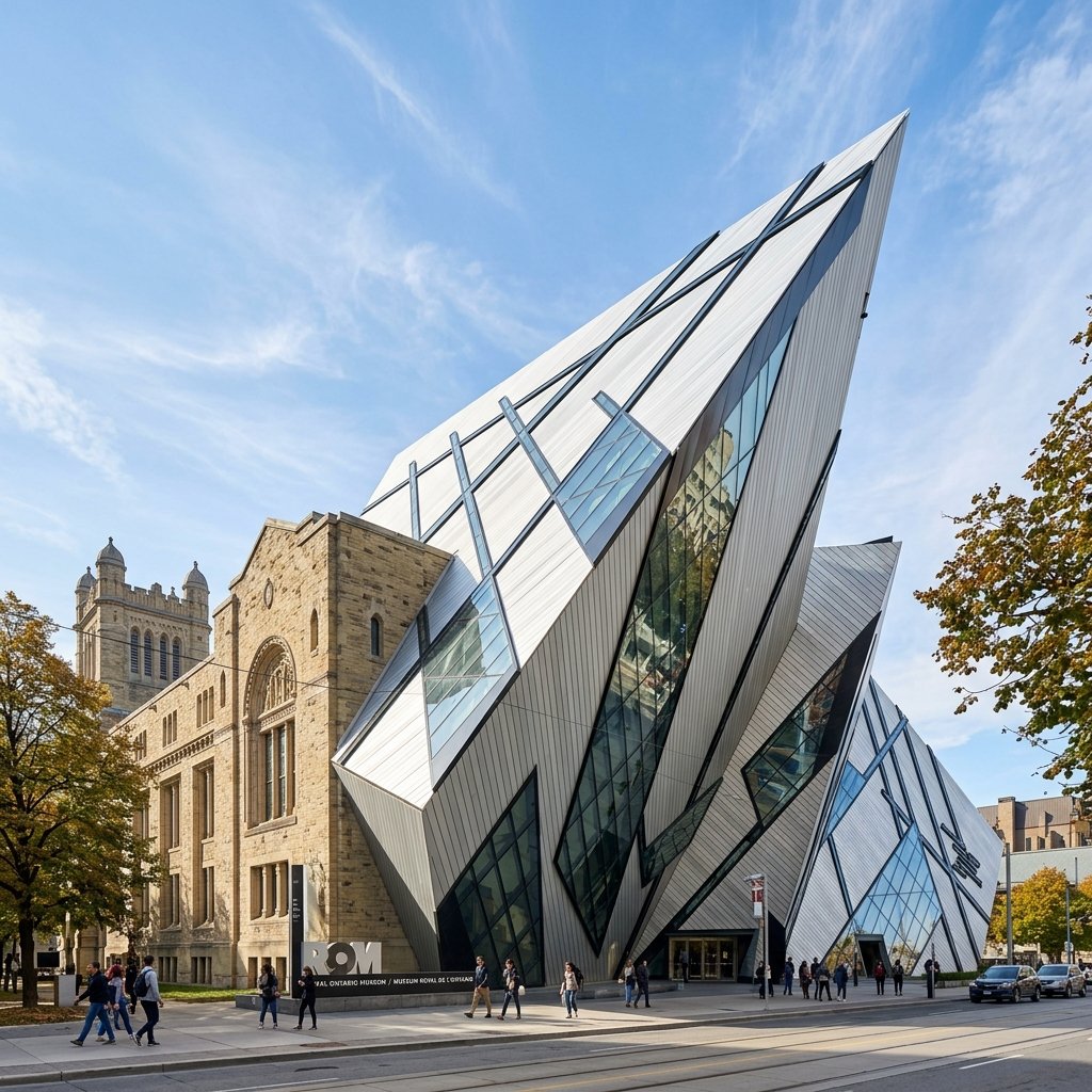 Royal Ontario Museum exterior in Toronto — the Michael Lee-Chin Crystal addition