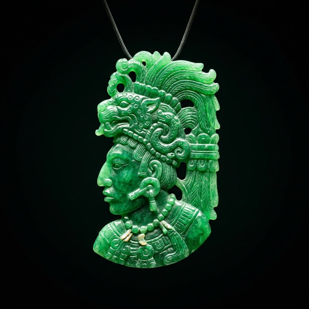 Ancient Maya symbol: Jade