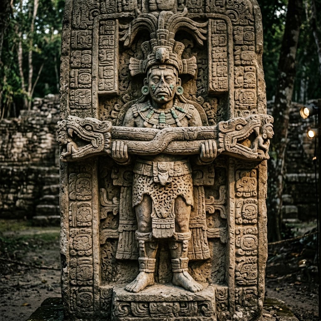 Ancient Maya symbol: The Serpent Bar